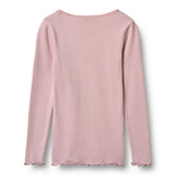 Wheat Rib Bluse Reese - Lavender Mist