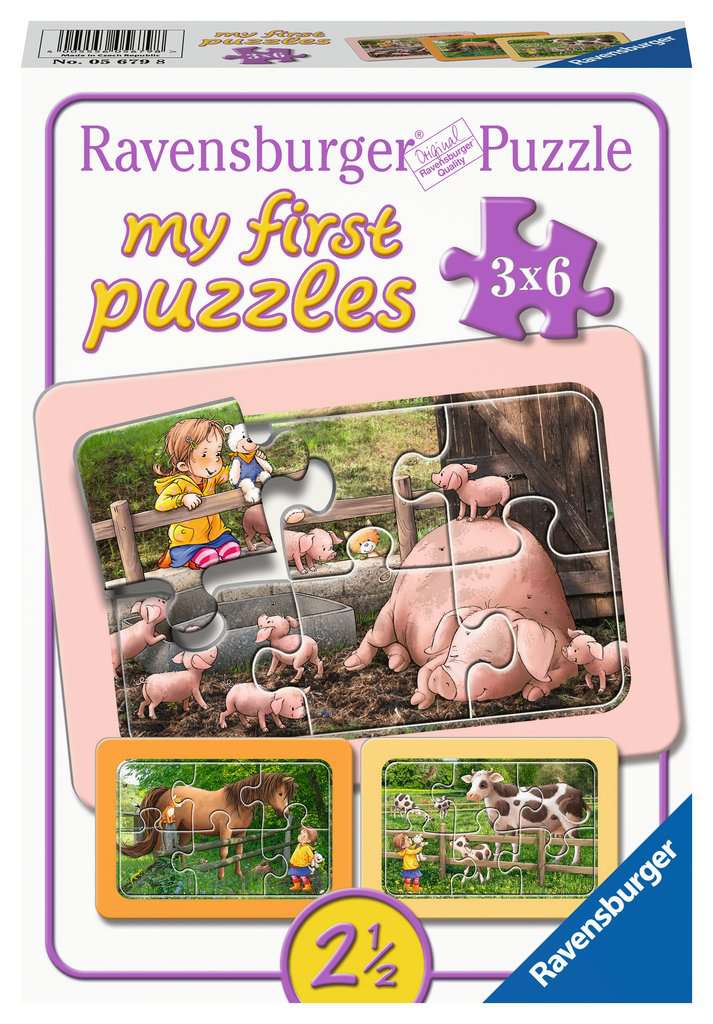 Ravensburger My First Puslespil - Exploring the Farm
