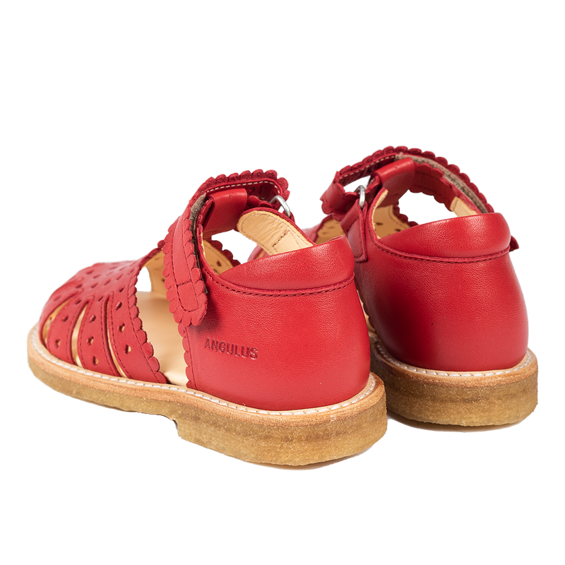 Angulus Sandaler m. Mini Hjerter - Red