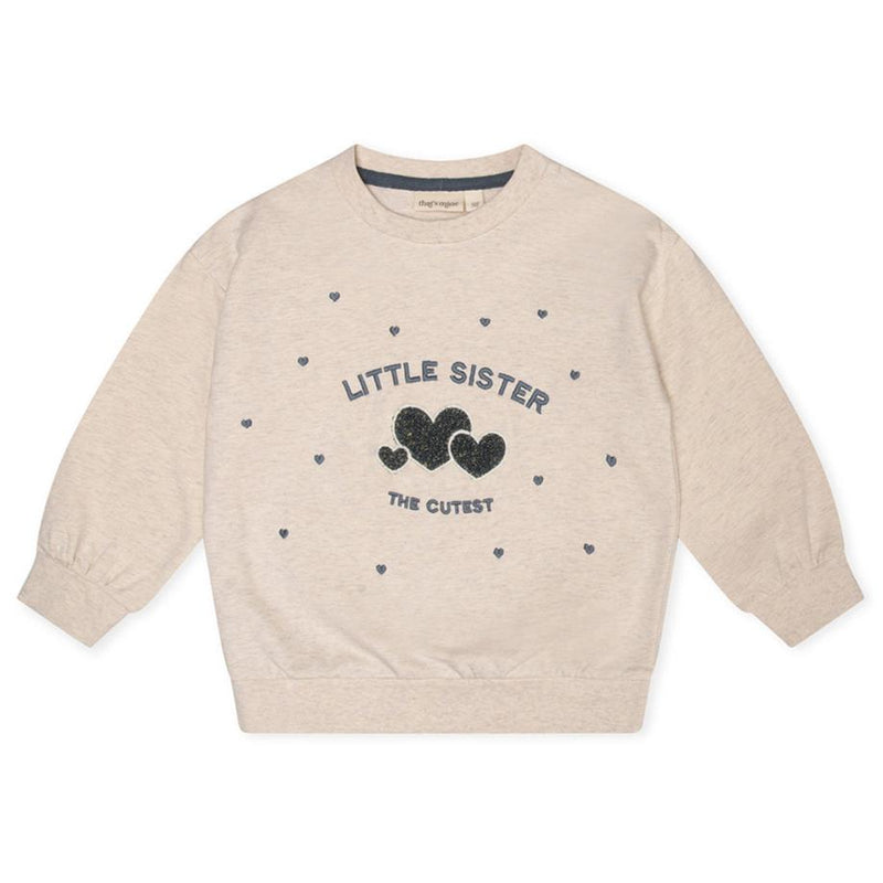 that's mine Finley Lillesøster Sweatshirt - Light Creme