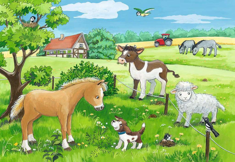 Ravensburger Puslespil - Baby Farm Animals