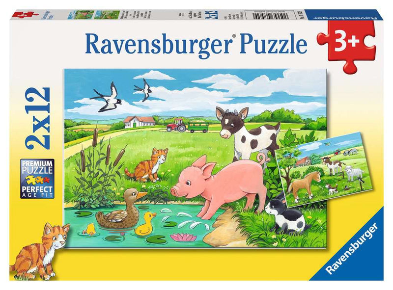 Ravensburger Puslespil - Baby Farm Animals