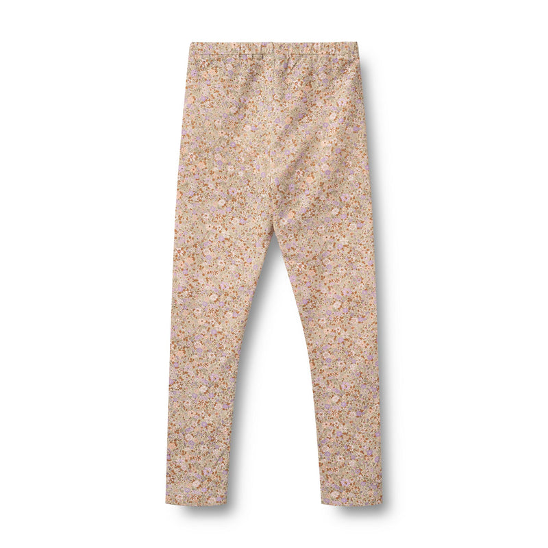Wheat Leggings Jules - Lilac Flower Meadow
