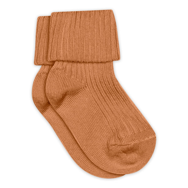 MP Kids Rib Strømper, Bomuld - Apple Cinnamon