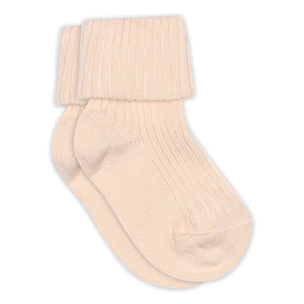 MP Kids Rib Strømper, Bomuld - Pink Champagne