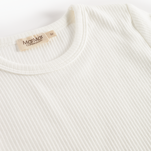MarMar Modal Plain Bluse - Gentle White