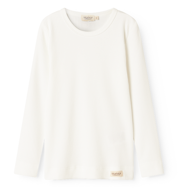 MarMar Modal Plain Bluse - Gentle White