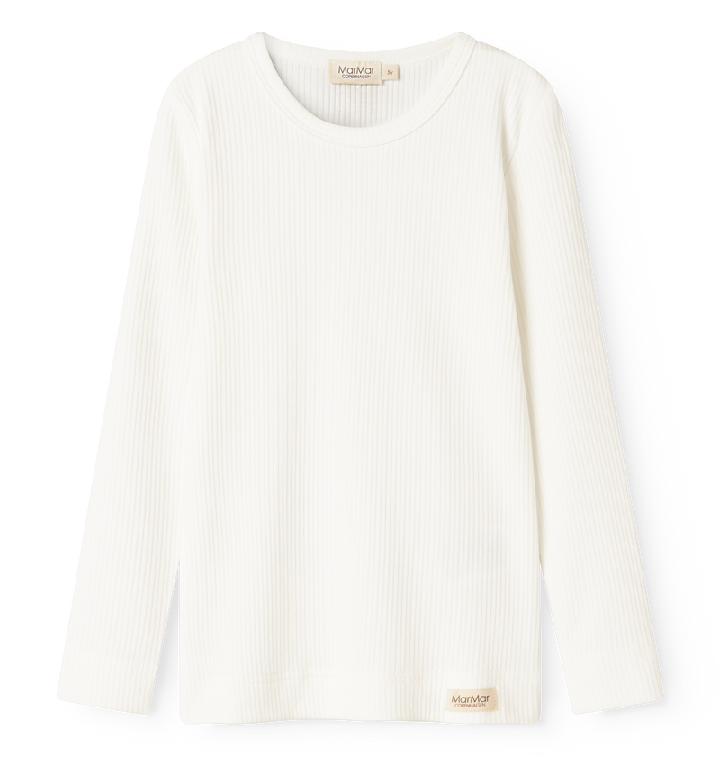MarMar Modal Plain Bluse - Gentle White