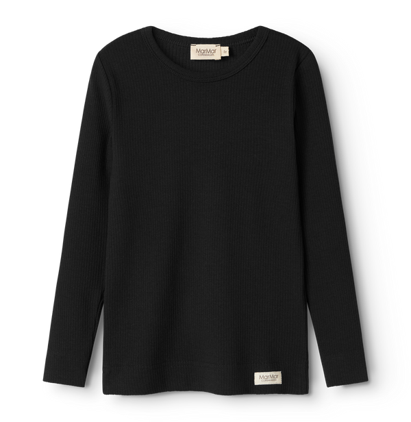 MarMar Modal Plain Bluse - Black