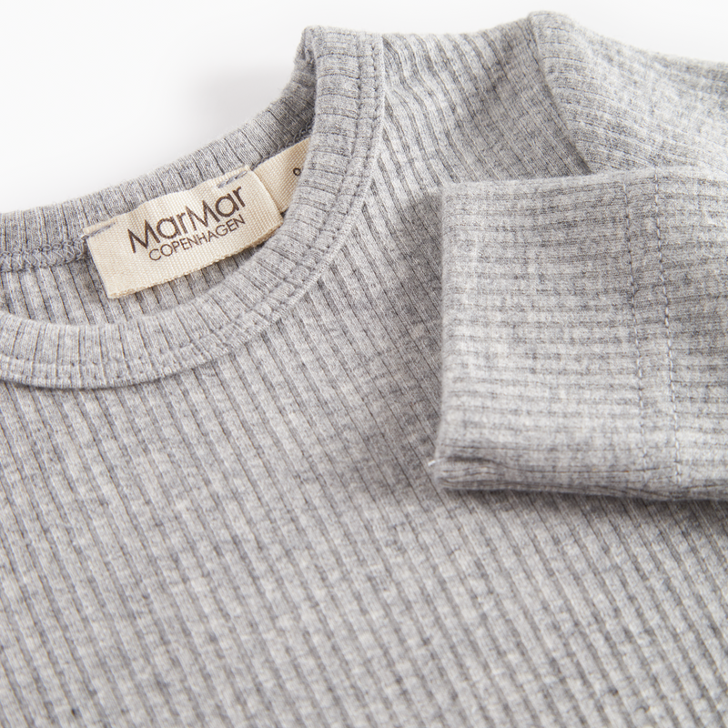 MarMar Modal Plain Body - Light Grey Melange