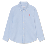 Les Deux Konrad Oxford Skjorte - Light Blue Stripe