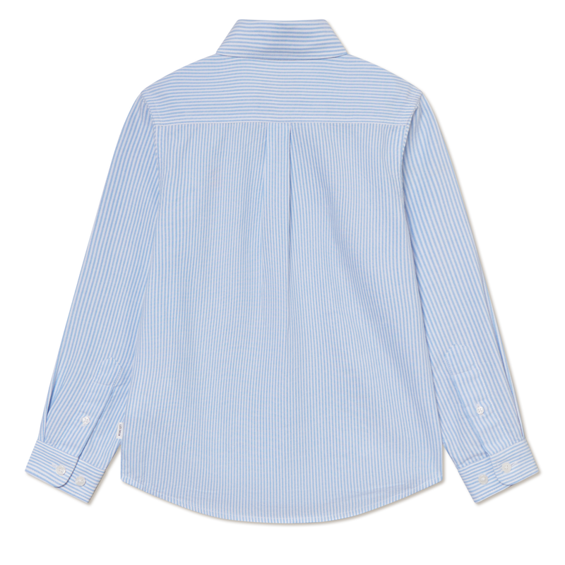 Les Deux Konrad Oxford Skjorte - Light Blue Stripe
