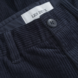 Les Deux Kody Corduroy Bukser - Dark Navy
