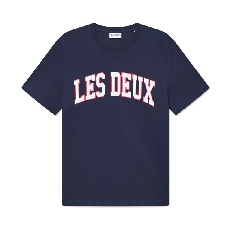 Les Deux Aidan T-Shirt - Dark Navy