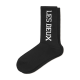 Les Deux Vertigo Rib Strømper - Black
