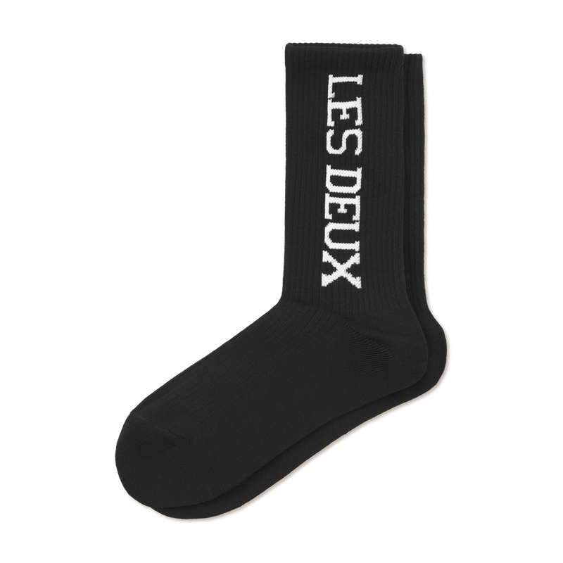 Les Deux Vertigo Rib Strømper - Black