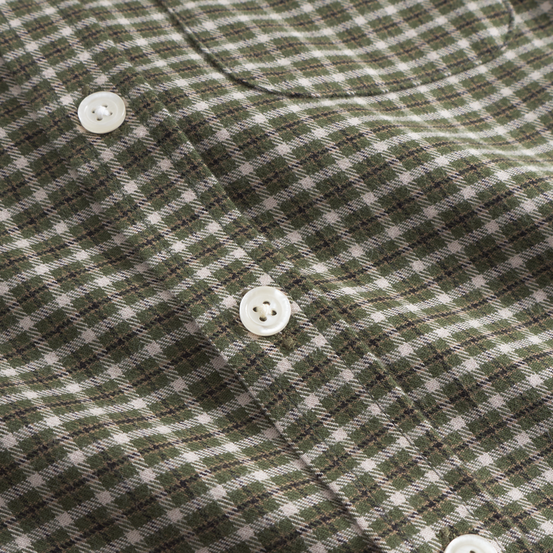 Les Deux Konrad Check Flannel Skjorte - Light Sand