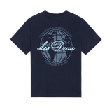 Lea Deux Globe T-Shirt - Dark Navy