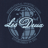 Lea Deux Globe T-Shirt - Dark Navy