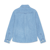 Les Deux Konrad Denim Skjorte - Light Indigo Wash