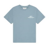 Les Deux Exhibition T-Shirt - Faded Denim Blue