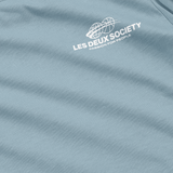 Les Deux Exhibition T-Shirt - Faded Denim Blue