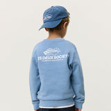 Les Deux Logo Dad Cap - Dark Denim Blue