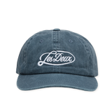 Les Deux Logo Dad Cap - Dark Denim Blue