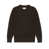 Les Deux Rib Strik Bluse - Molé Brown