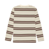 Les Deux Stripe Bluse - Eggnog White