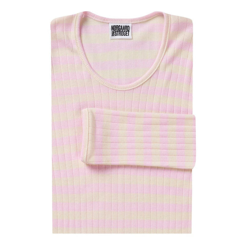 NØRGAARD PAA STRØGET 101 Kids Bluse - Rosa/Ecru