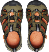 Keen Seacamp ll CNX Sandaler - Dark Olive/Gold Flame