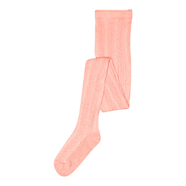 MP Kids Celosia Glitter Strømpebukser - Silver Pink