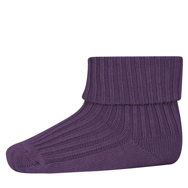 MP Kids Rib Strømper, Bomuld - Patrician Purple