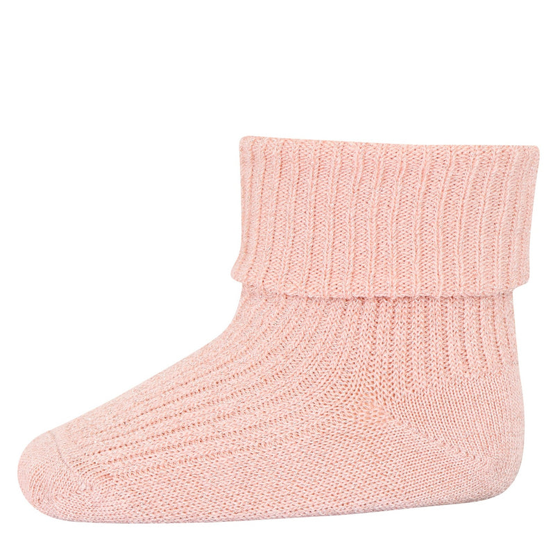 MP Kids Ida Rib Glimmer Strømper - Rose Dust