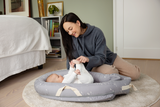 Voksi Babynest Premium - Moon Stone Grey Flying