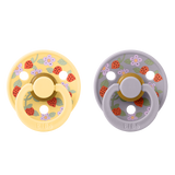 Bibs x Liberty Colour Natural, 2-pack - Strawberries Pale Butter Mix