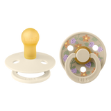 Bibs x Liberty Colour Natural, 2-pack - Strawberries Ivory Mix