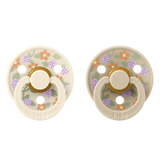 Bibs x Liberty Colour Natural, 2-pack - Strawberries Ivory Mix