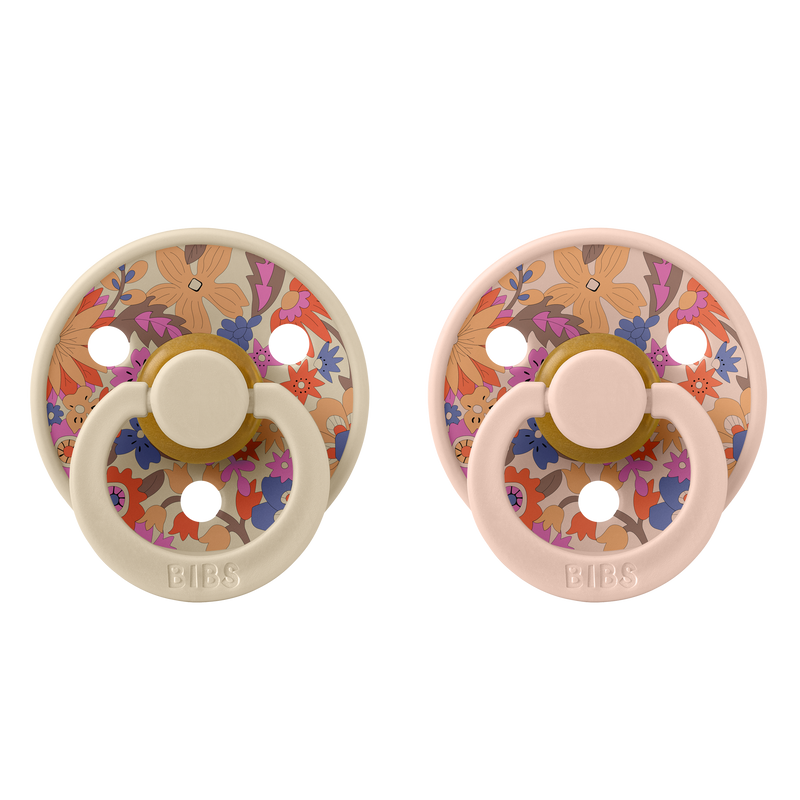 Bibs x Liberty Colour Natural, 2-pack - June Blossom Mix