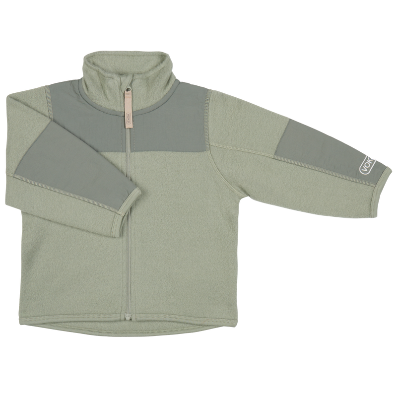 Voksi Uld Jakke - Misty Green