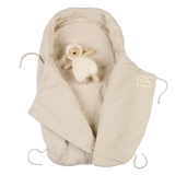 Voksi Wool Wrap, warm swaddle bag - Sand