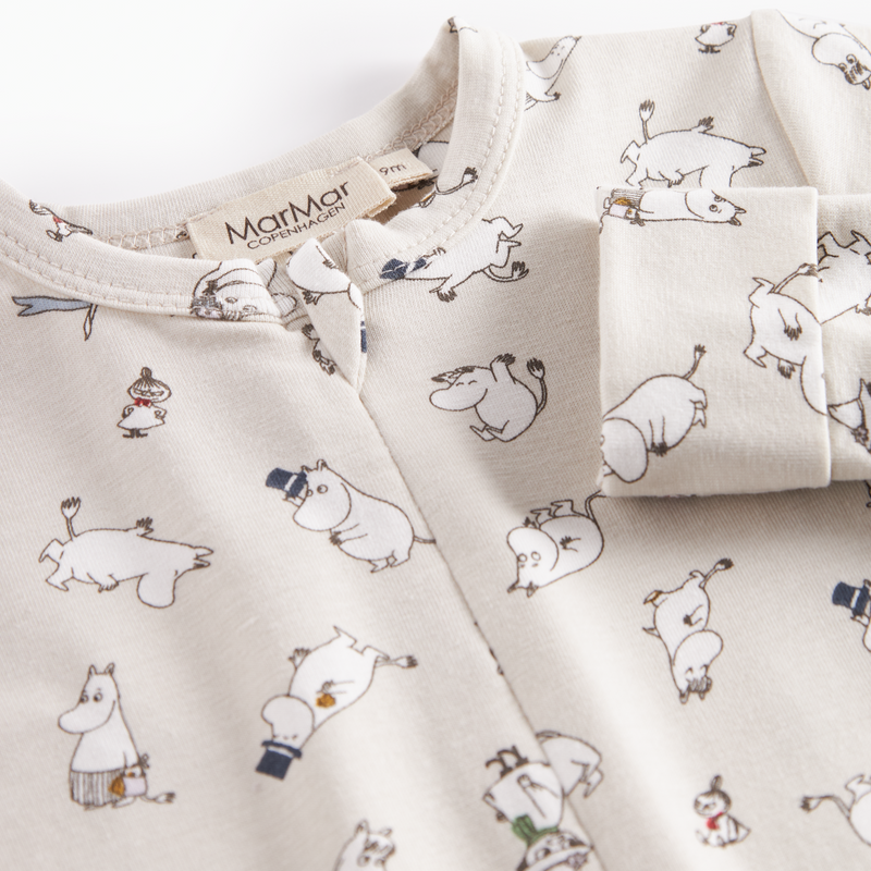 MarMar Rompy Zip Natdragt - Moomin