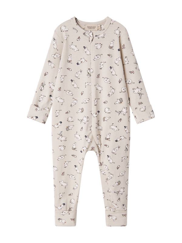 MarMar Rompy Zip Natdragt - Moomin