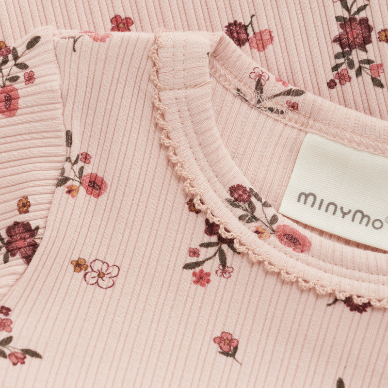 minymo Rib Body - Sepia Rose