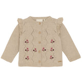 minymo Strik Cardigan - Beige Melange