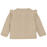 minymo Strik Cardigan - Beige Melange