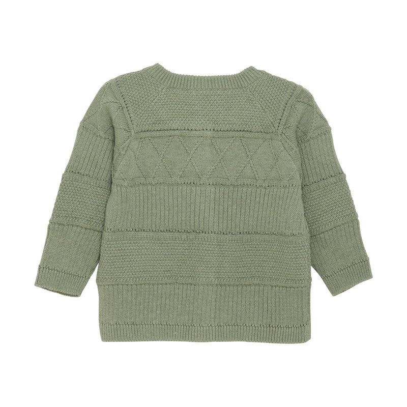 minymo Strik Cardigan - Sea Spray