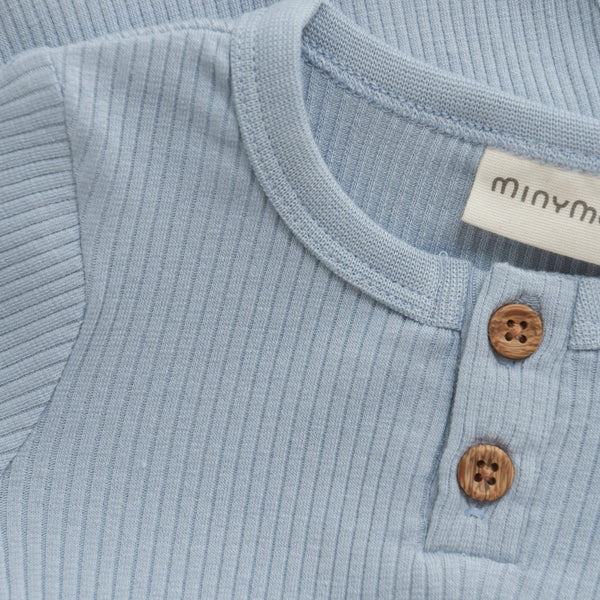 minymo Rib Body - Blue Fog