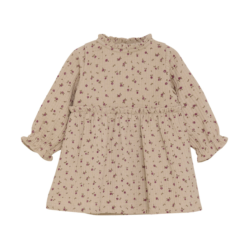 minymo Kjole - Oxford Tan